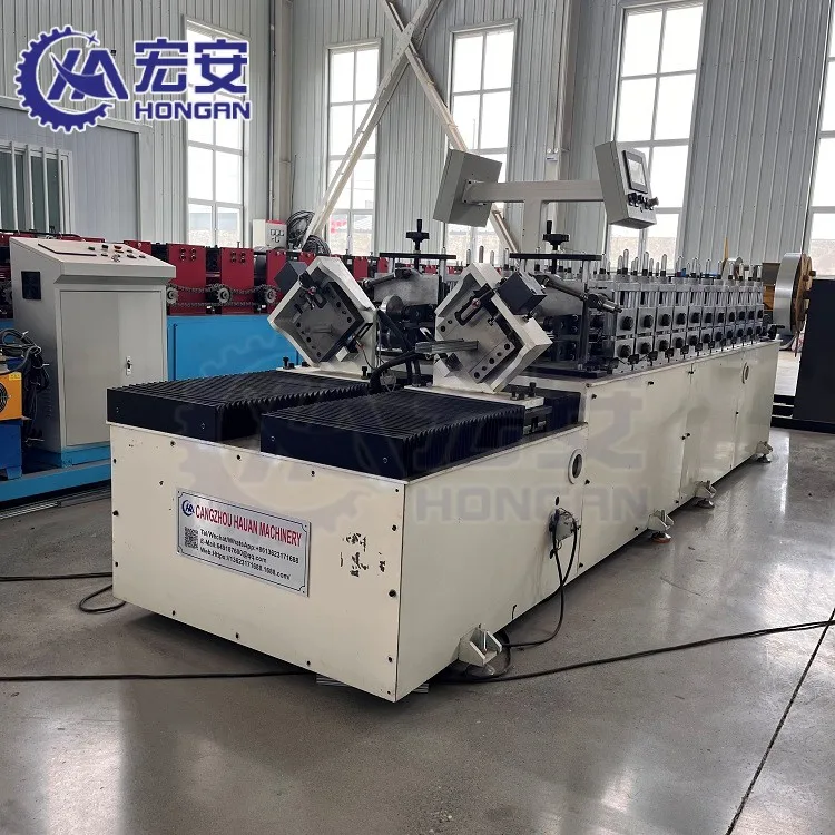 Double Dual Head Stud Machine Automatic Metal Drywall Stud And Track Roll Forming Machine Ceiling Keel Truss Machine For Sale