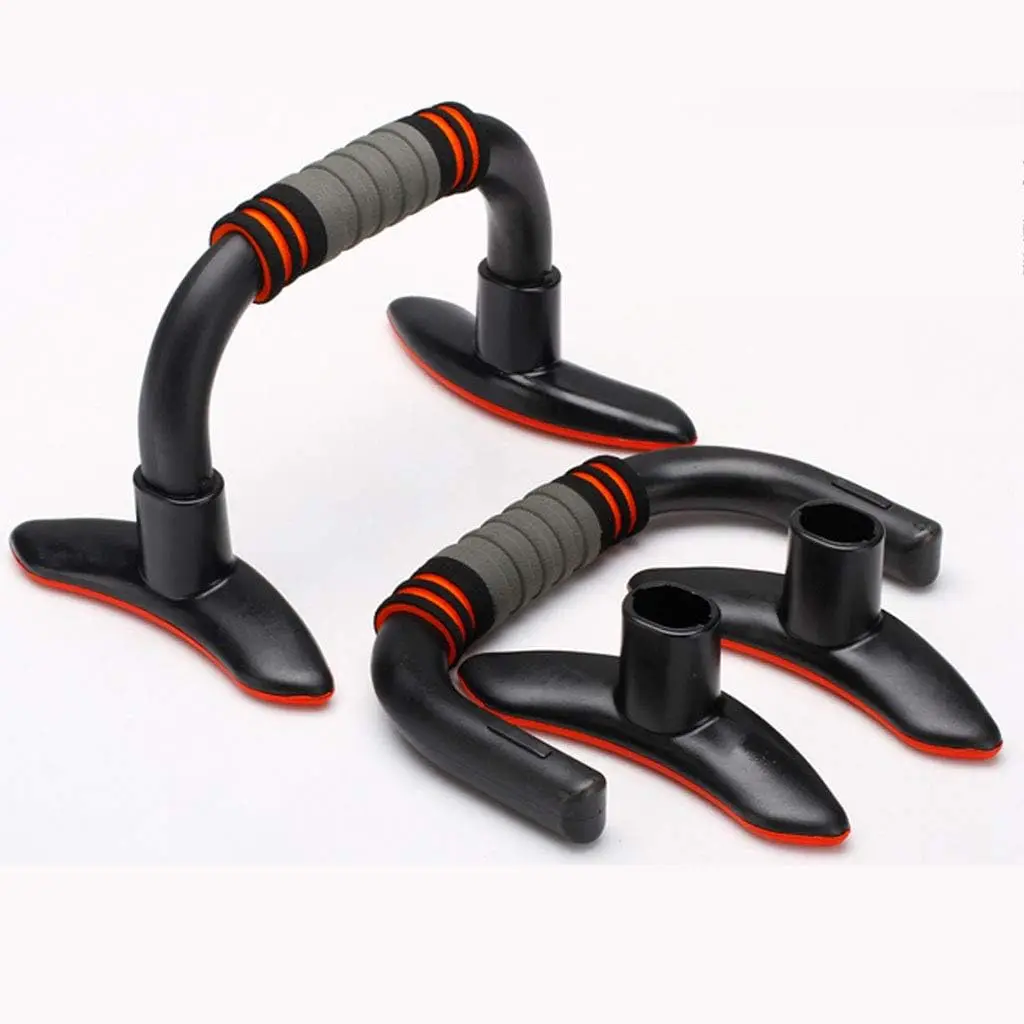 Pushup Stands Anti-Slip Soft Plastic Push Up Handles Bottom Anti-Slip Pad Perfect for Floor Workout Exercise