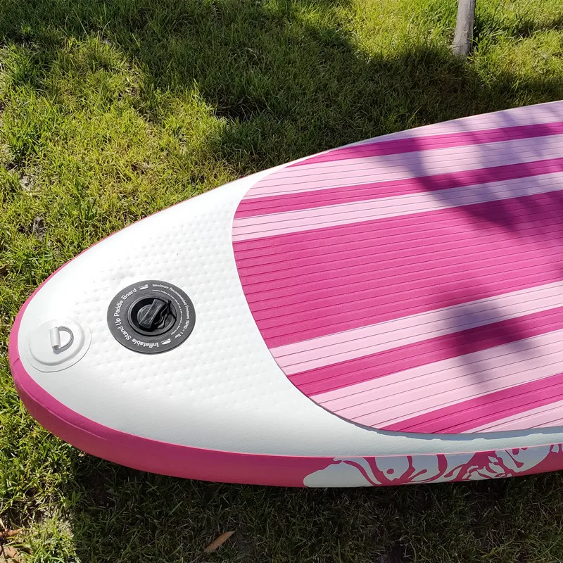 Wood Grain Stand Up Paddle Board Inflatable SUP Board Ultra-Light Inflatable Paddle Boards Non-Slip Deck Pad & Accessories