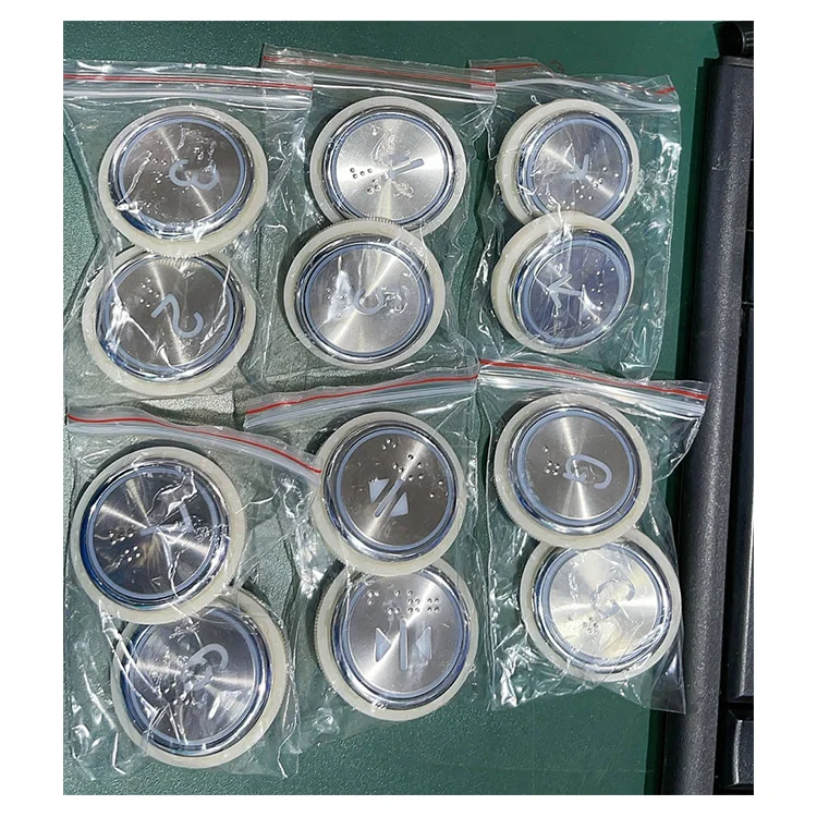 Elevator button KA313 with braille for elevator parts