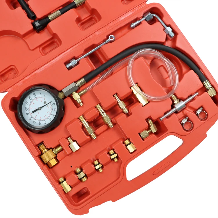 AUTOTOP TU-114 Auto Oil Combustion Spraying Pressure Meter Gauge Kit For Fuel Injection Pump Tester Kit