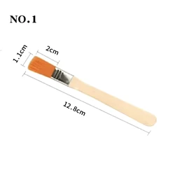1 Pcs Wood Handle Brush Tool for Painting Gilding Gold Leaf Brush Edible Gold Leaf for Food Oil Painting Pens Gold Foil Tools
