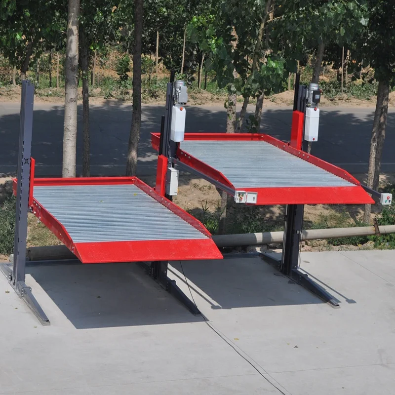 2 pos t car  lift for double park