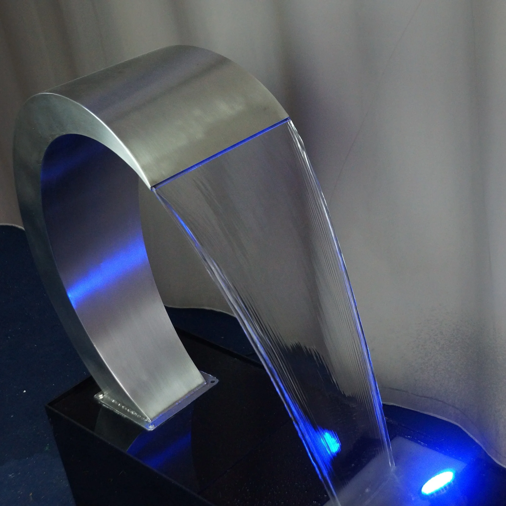 Каскадный фонтан из нержавеющей стали для бассейна и садового пруда