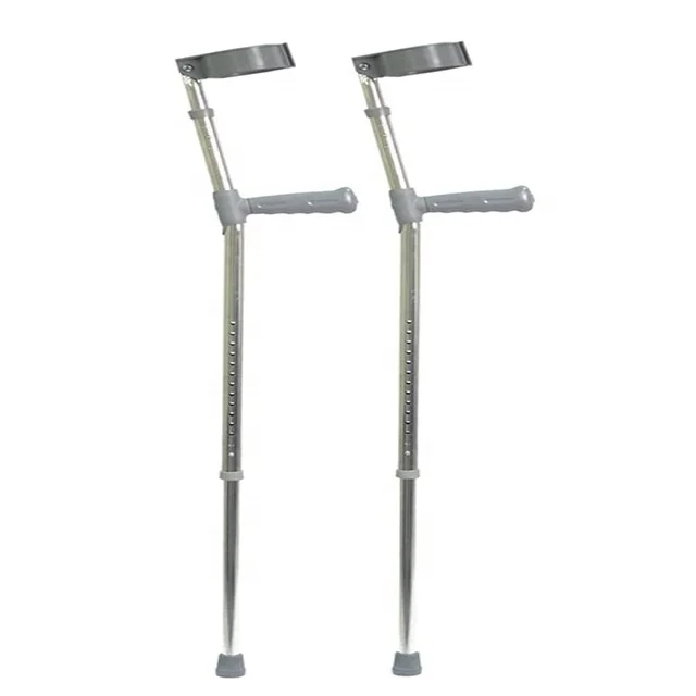 Comfortable adjustable aluminum forearm walking Ultra-light elbow crutches for elderly