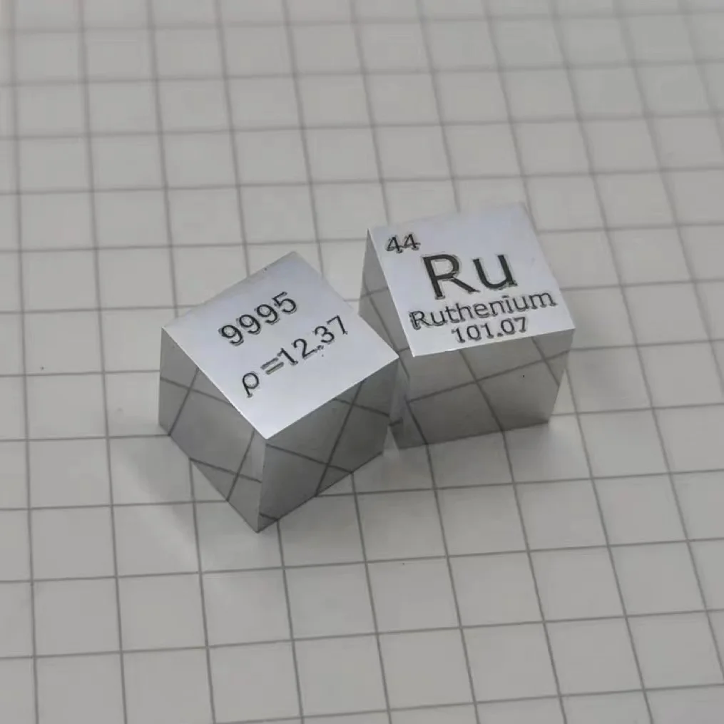 99.95% High Pure Ruthenium Pellets Ruthenium Metal Ruthenium Ingot