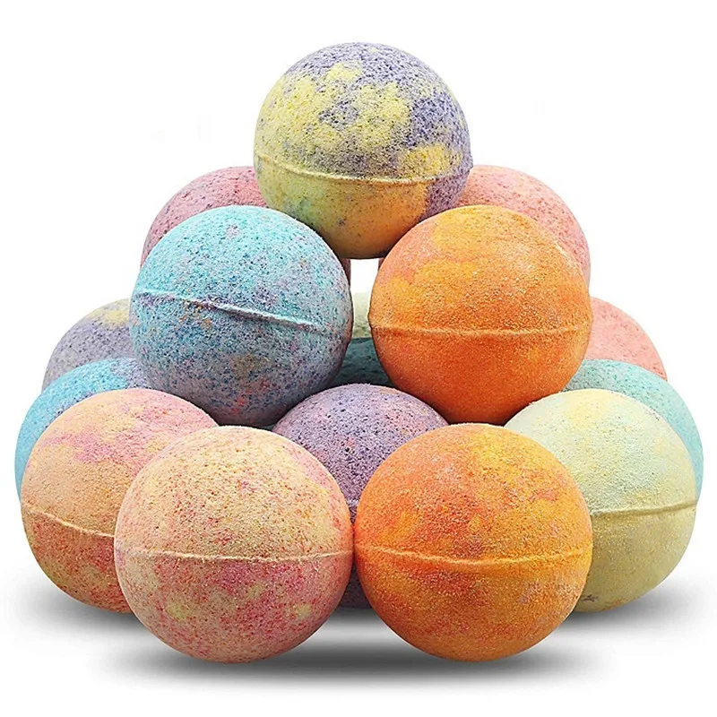 
Hot Sell Organic Shower Bubble Colors Bath Dust Fizzy Shea Butter All Natural Personalised Bath Bombs Maker 