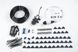Garden Outdoor Mist Cooling System Spray Nozzle Low Pressure Misting System Pump