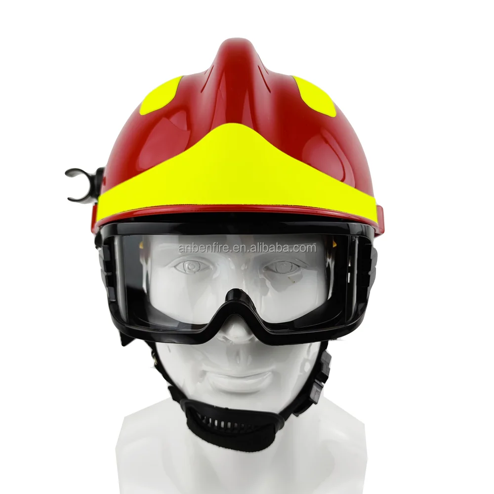 2024 Flame Retardant Fire Fighting Protective Firefighter Safety Rescue Helmet for Firemen