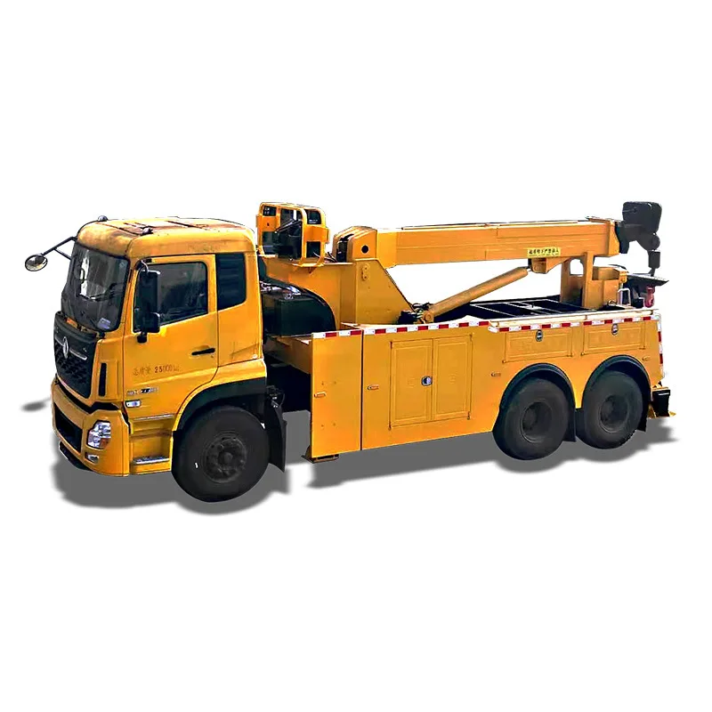 High Quality Heavy Duty Wrecker Trucks Crane 20 Tons Road Recovery Tow Trucks Wreckers For Sale