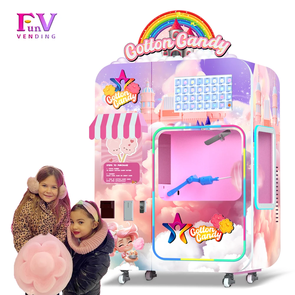 DIY boutique marshmallow розовая электрическая машина для продажи промышленной пищи