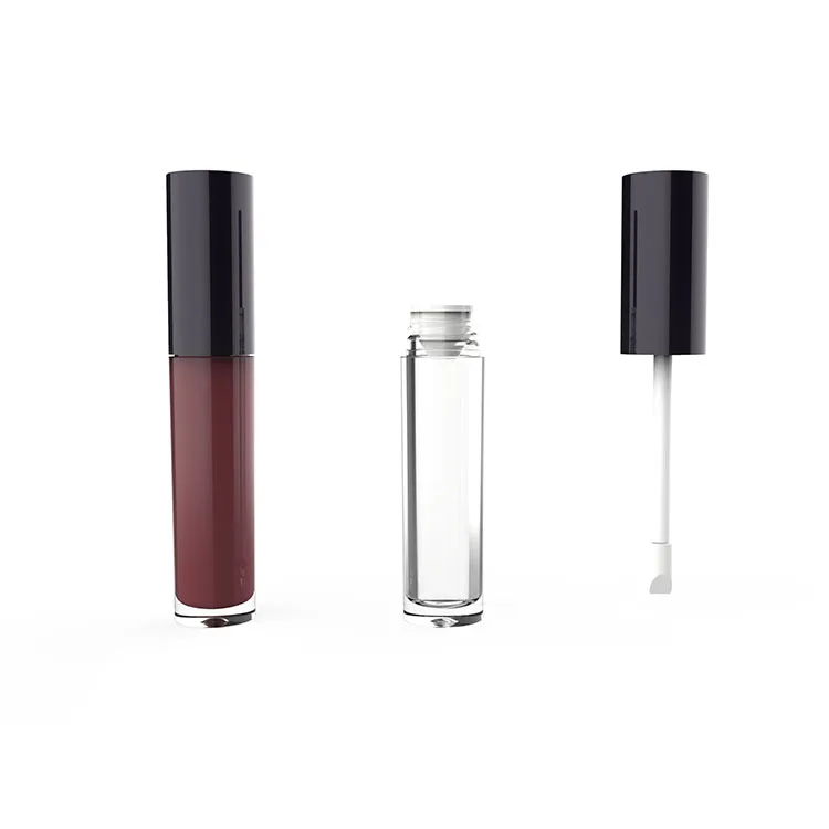 Customizable logo  Cosmetics Packaging 5ml Square Lip Gloss Liquid Lipstick Glaze Tube Empty Lip Gloss Tube
