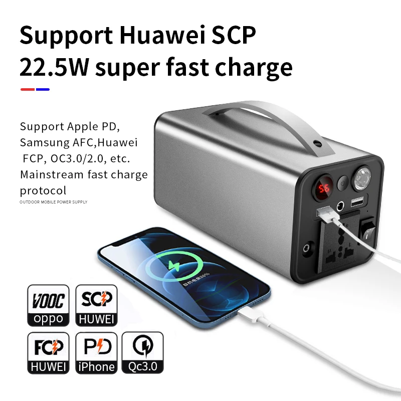 Солнечная портативная зарядная станция 500 Вт 3000 2 кВт Lifepo4