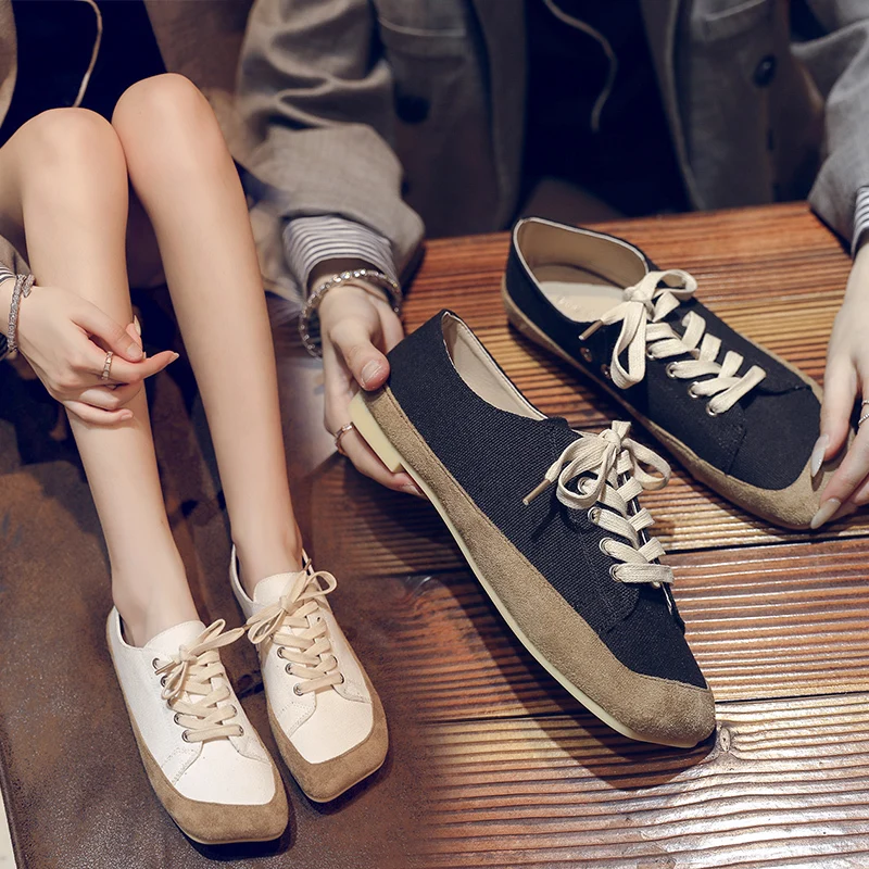 New Wholesale Custom Stylish Fancy Ballet Flats Foldable Canvas Casual Flat Shoes For Women