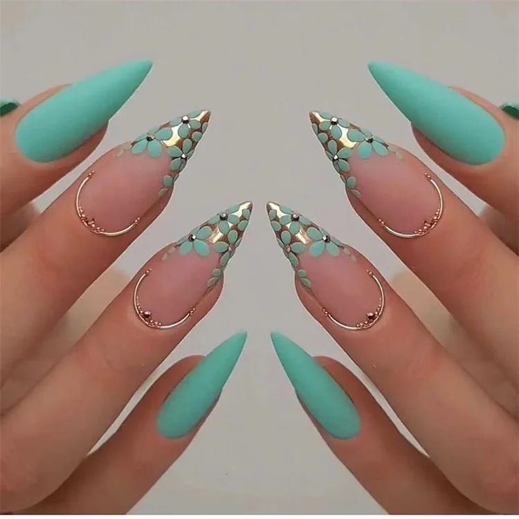 High Quality Press On Nails Sexy Leopard Designed Nail Tips Supplies