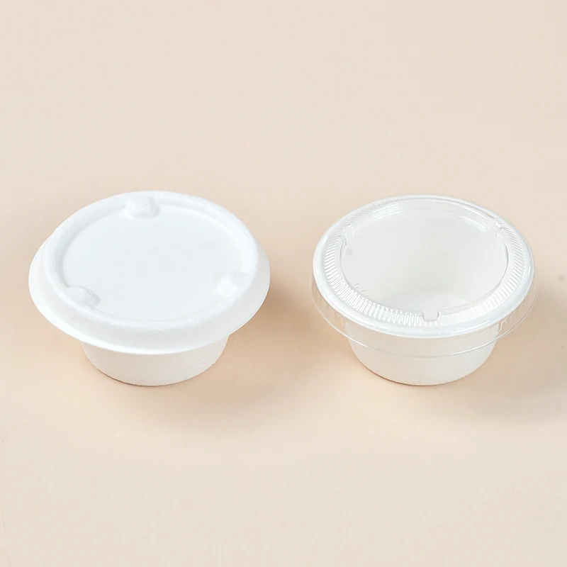 Top Bagasse Eco-friendly Biodegradable Disposable 2oz Cup Sauce cup