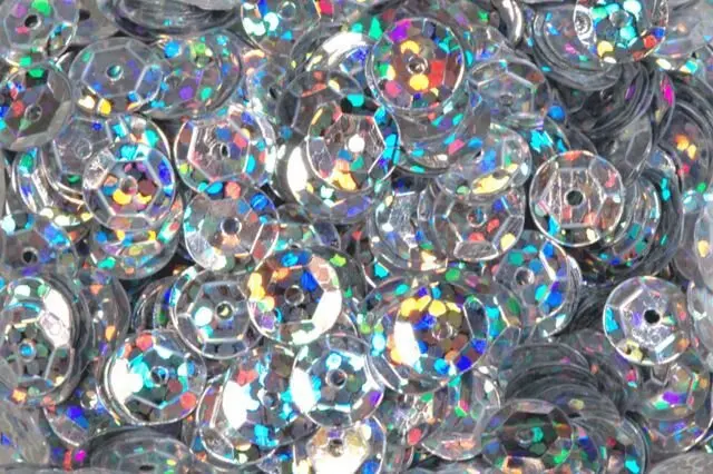 Factory bulk cheap price purple PET Loose Sequins Paillettes with hole for DIY garments sequin fabric