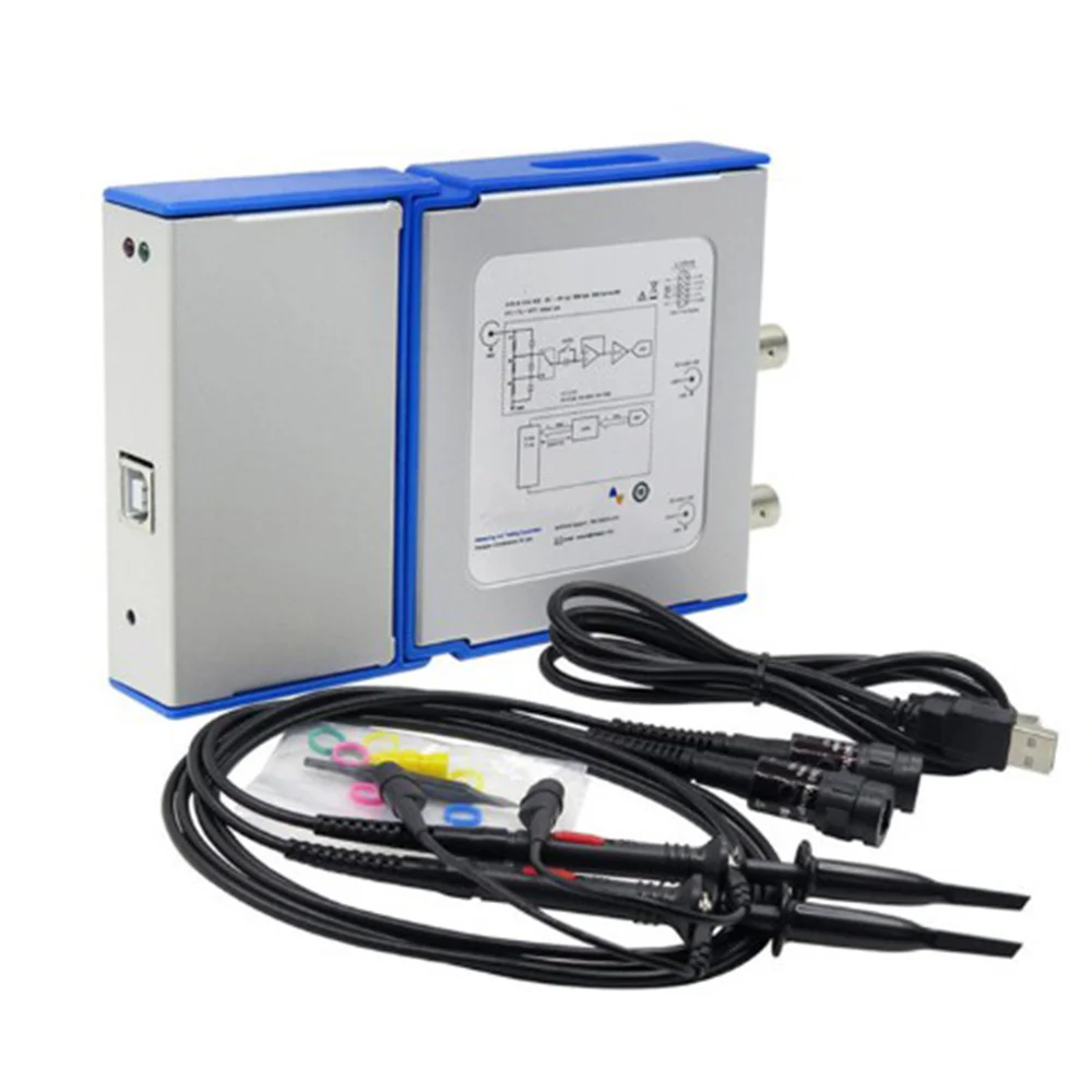 
OSCH02D USB PC Virtual Digital Oscilloscope Logic Analyzer with 100MHz Bandwidth and 1GS/s Sample Rate 