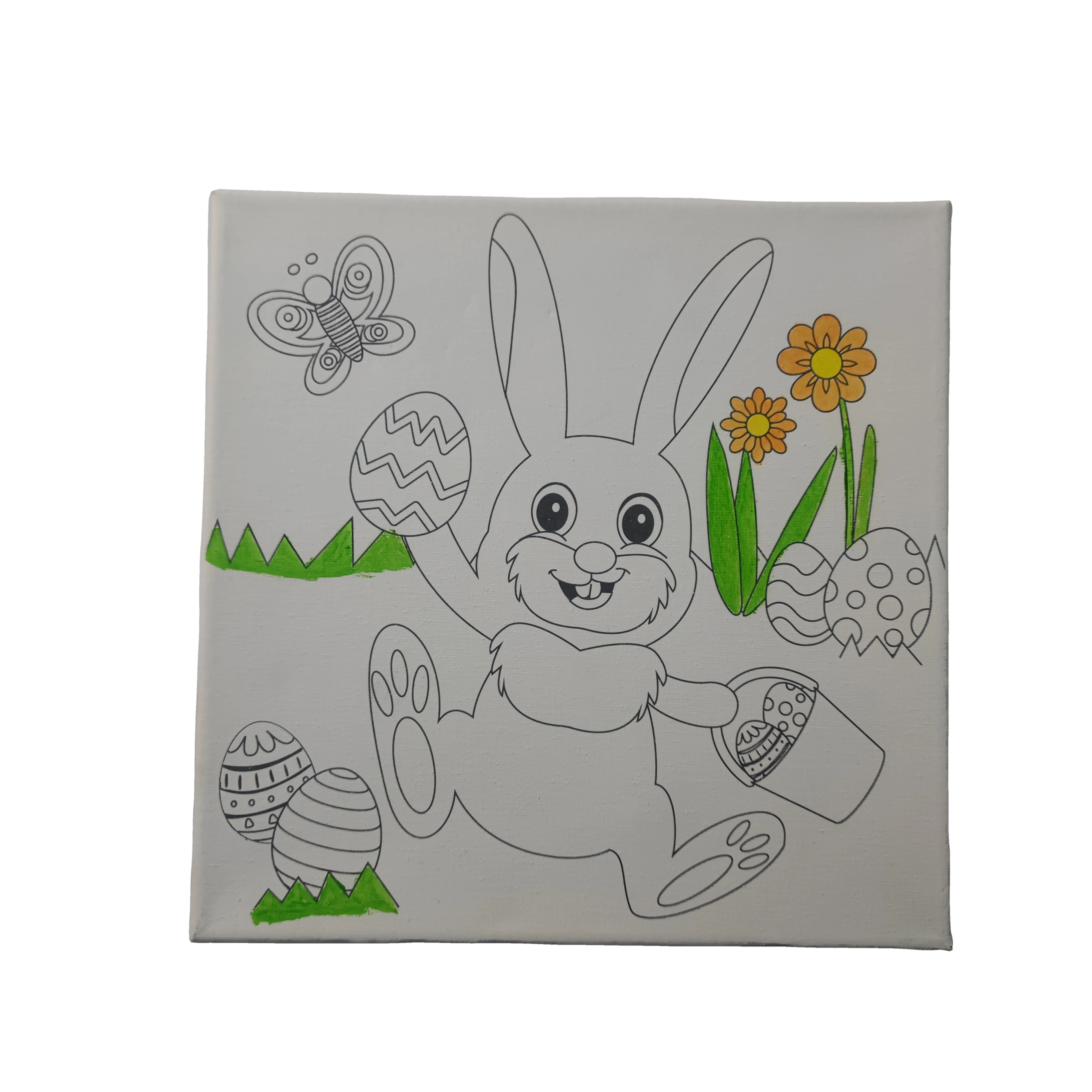diy crafts canvas paint Easter Bunny drawing board easter diy crafts