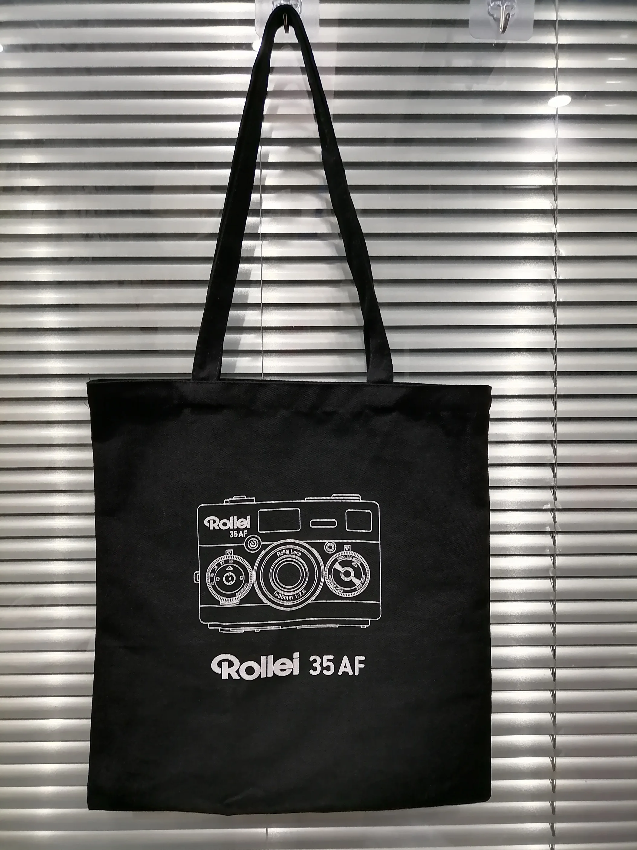 Black Color High Quality Custom Printed Logo Brand Cotton Tote Bag