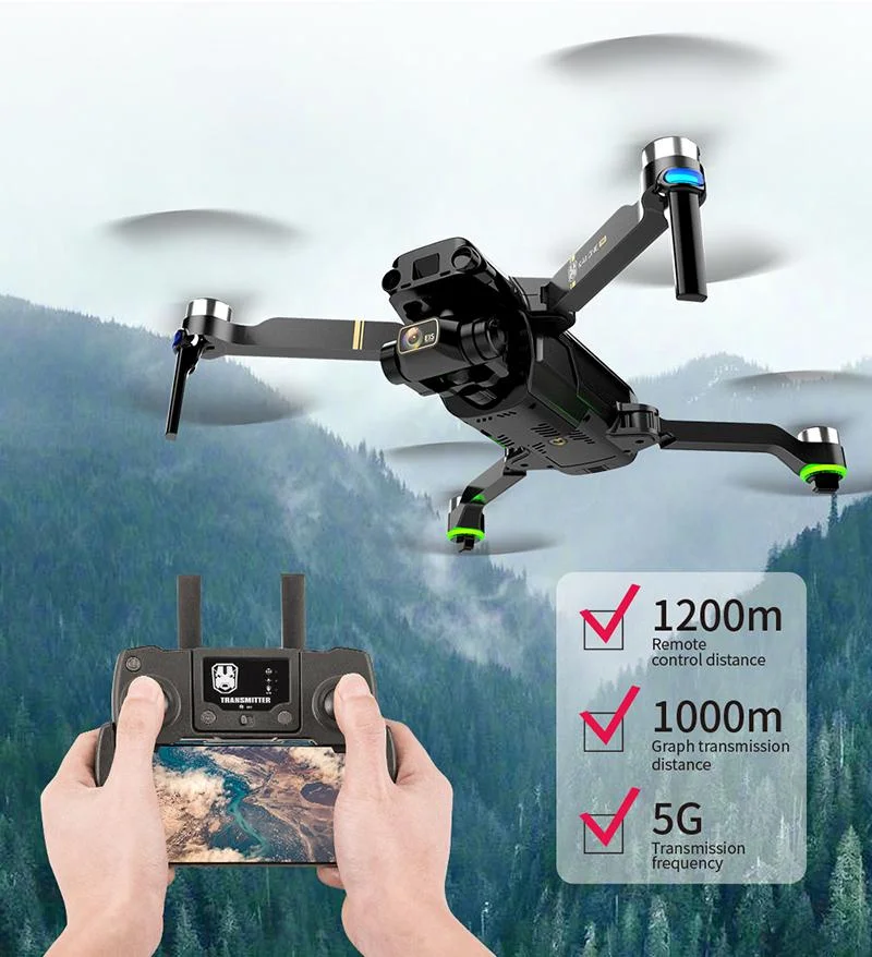  2021 KAI один GPS Дрон 8K 3-осевой EIS Карданная камера 5G Wi-Fi FPV профессиональной воздушной бесщеточный Quadcopter 1200