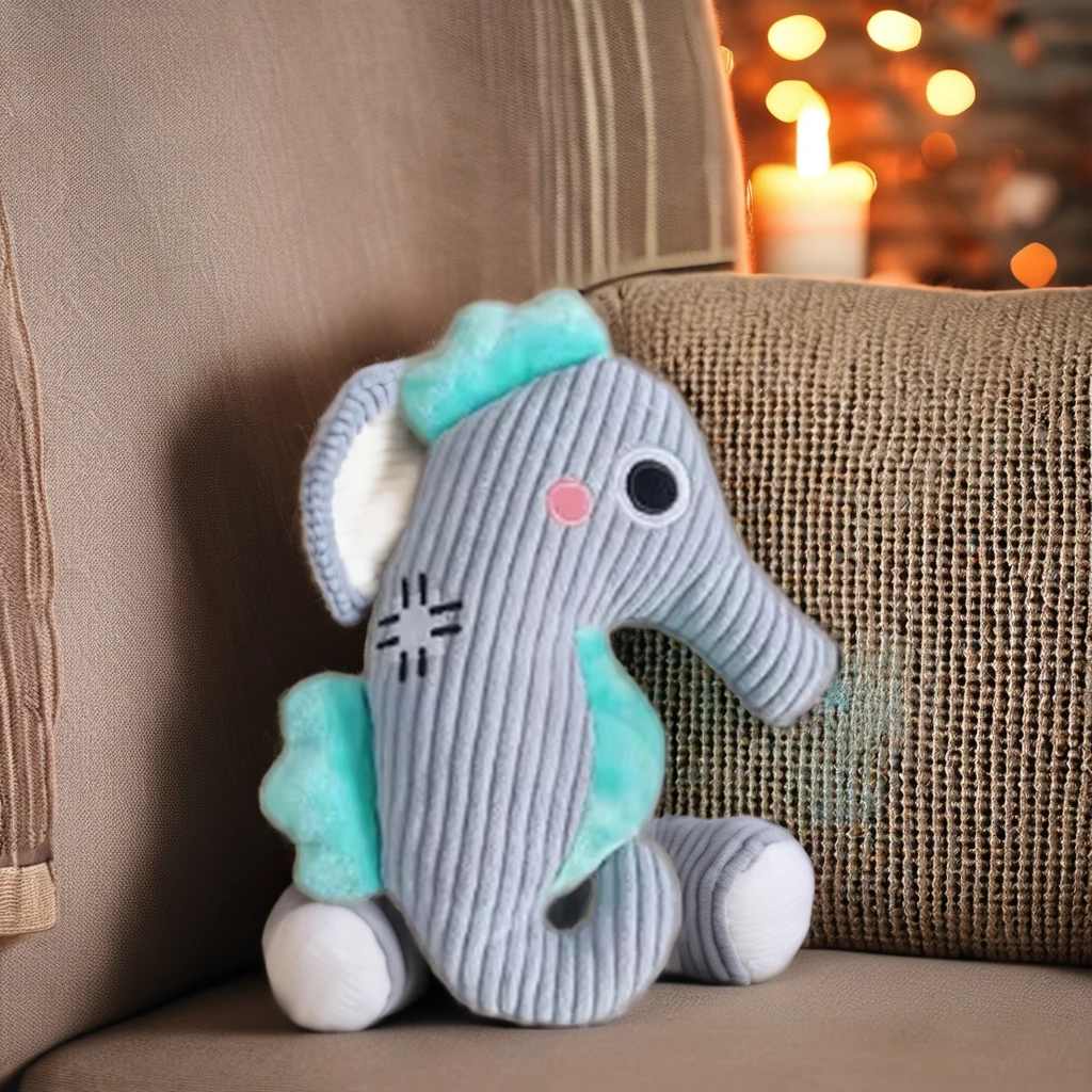 Hot Sale High Quality Soft Plush Sea Horse Pet Toys for Dogs and Cats Super Soft Plush Material
