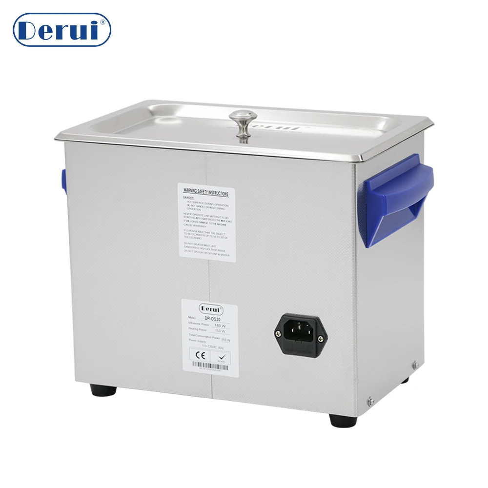 4L ultrasonic cleaning and degassing machine for cleaning and degassing of glass, tooth parts, gemmes and jewellery.