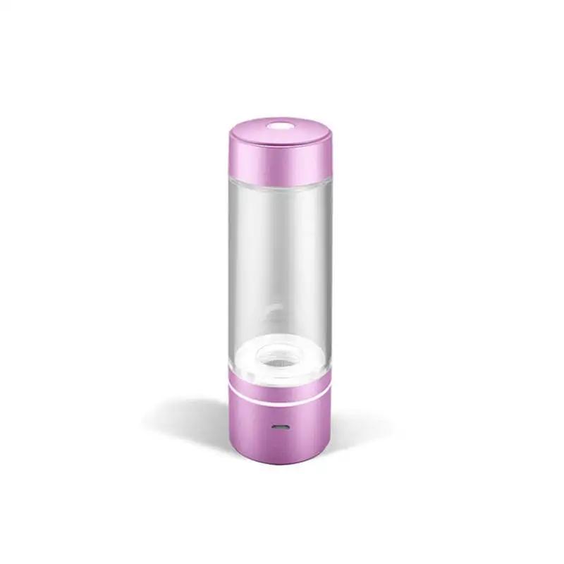 Portable Alkaline Water Bottle USB Rechargeable Glass Alkaline Hydrogen Water Bottle
