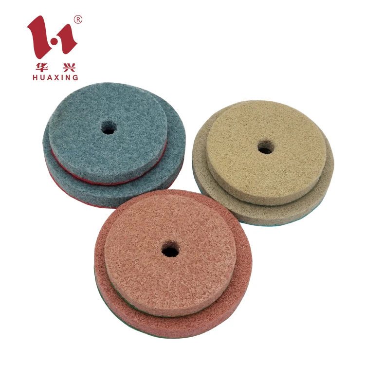 Huaxing high quality  durable wet use stone granite marble m sponge polishing pads