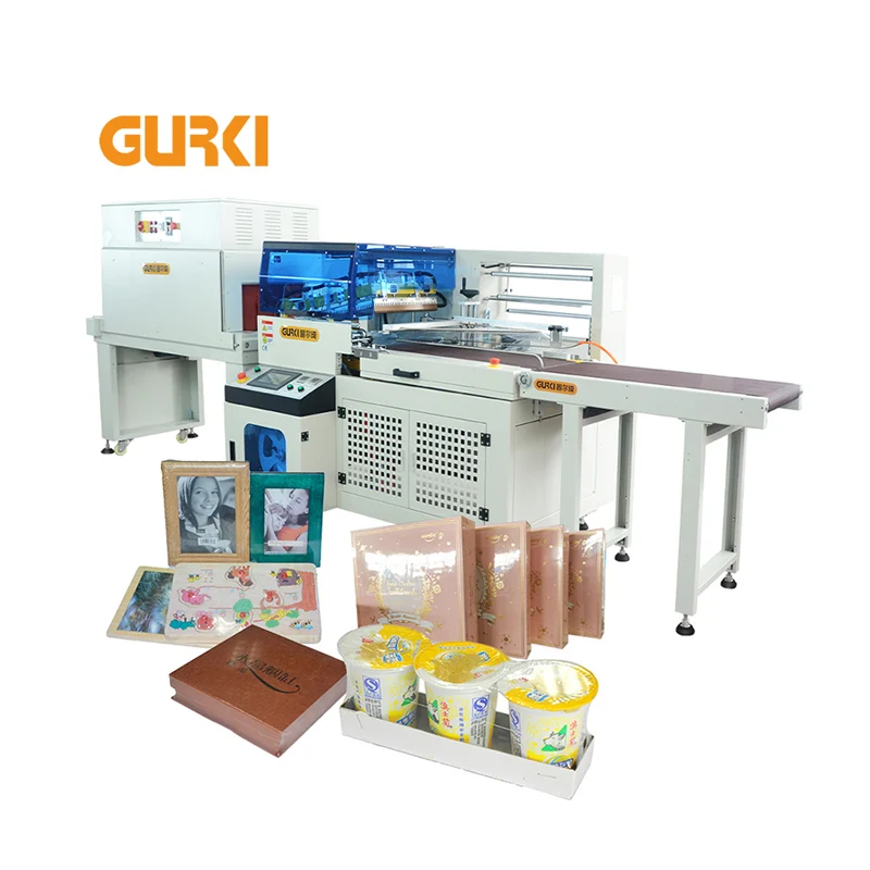 Automatic Cake Box Shrink Wrapping Charcoal Coconut Iphone Box Heat Shrink Packing Perfume Machine