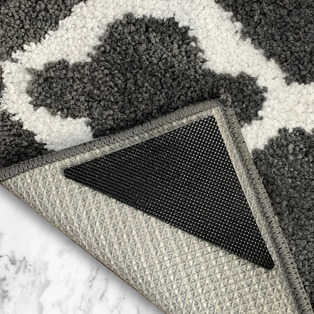 1mm 1.2mm 1.6mm 2.5mm 3.3mm Felt Layer Anti-Slip Surface Cutting Along Grain Blue Triangle Square L Shape White Rug Gripper Tape