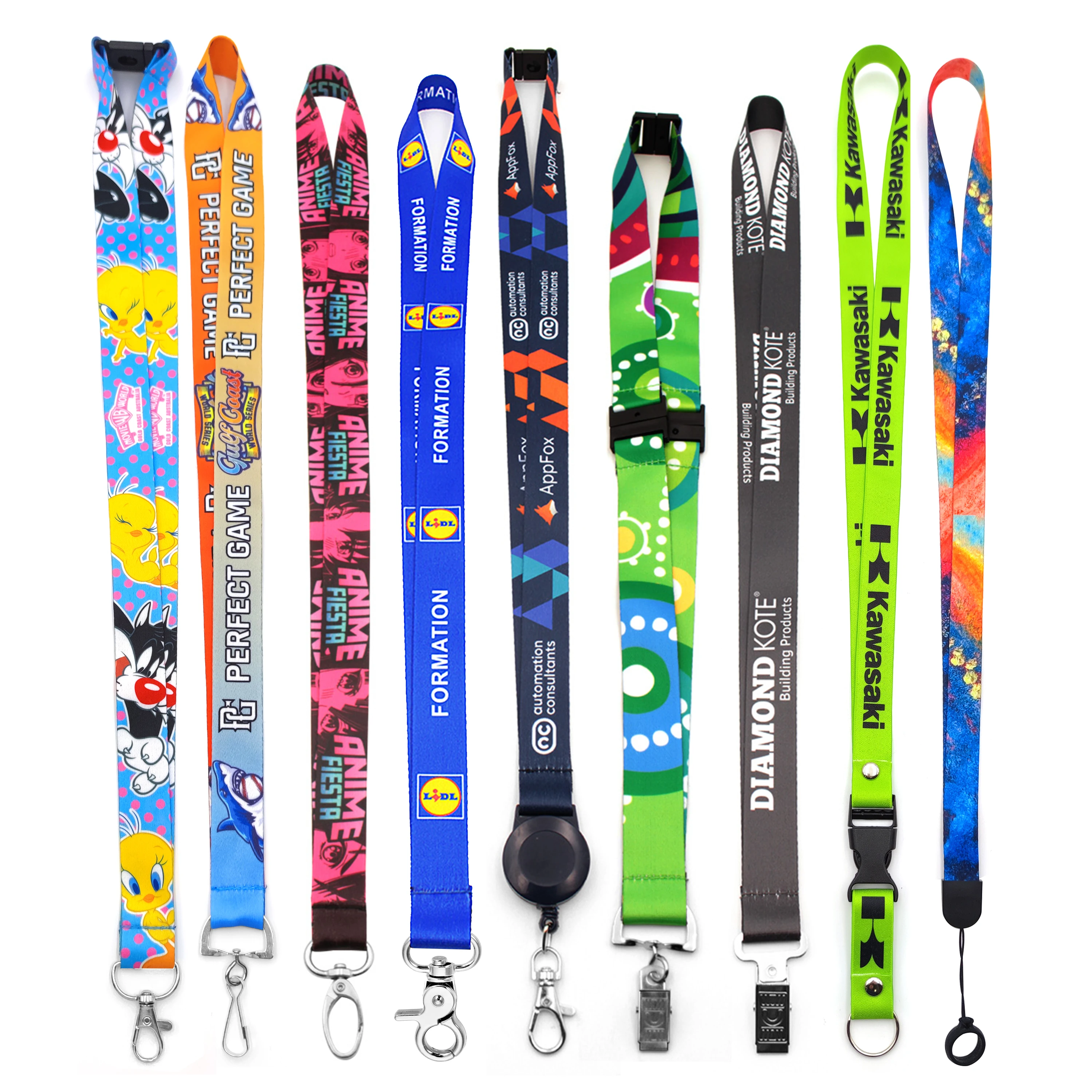 Manufacturer Cheap Personalized Neck Tool Printing Polyester Sublimation Custom Lanyards With Logo Custom