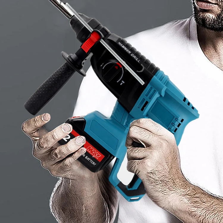 FDC-2 Hot sale Electric Hammer 26mm Power Tools Rechargeable Lithium Battery brushless 21V Cordless Hammer Drill