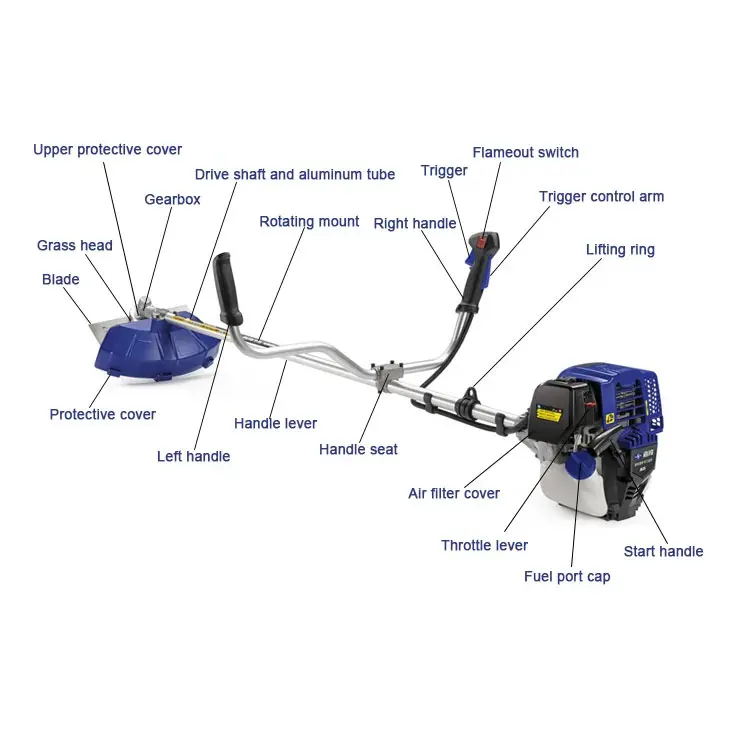 Jialing High Quality Brush Cutter Gasoline Power String Trimmer 4 Stroke 33.5cc support OEM grass cutter machine