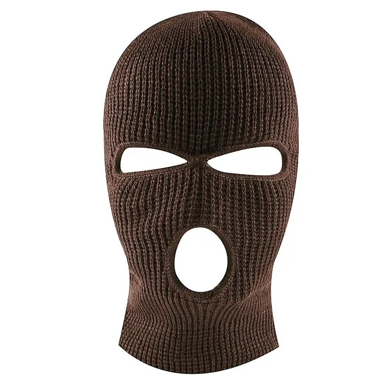 
Winter Outdoor Sports Knitted Face Cover Balaclava 3 Holes Face Ski Mask counter strike beanie 