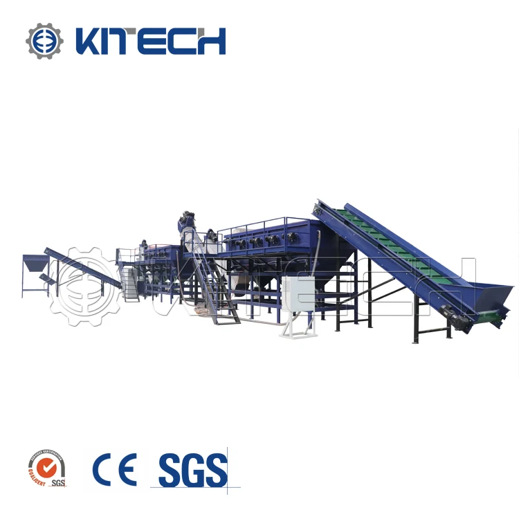 Высокопроизводительная линия для мойки пластика для полипропиленового полиэтилена