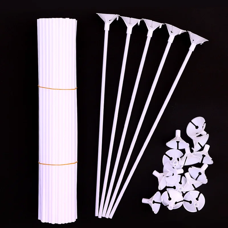 Hot Sale Balloon Sticks Macaron Color Colourful Balloon Holders Stick And Cup