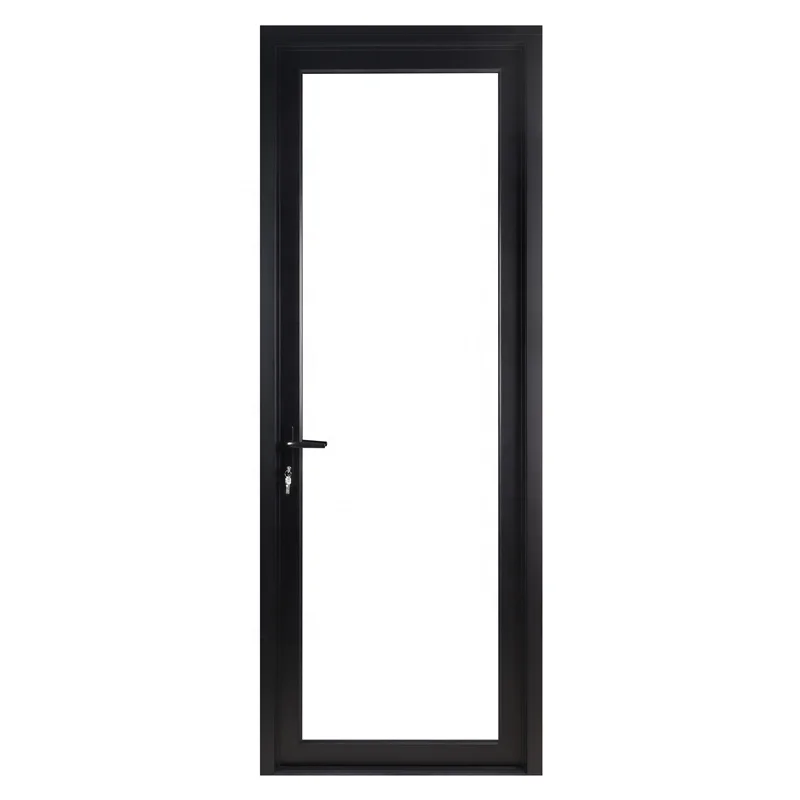 Australia system aluminium casement doors aluminium double glass house door hinged doors made in China