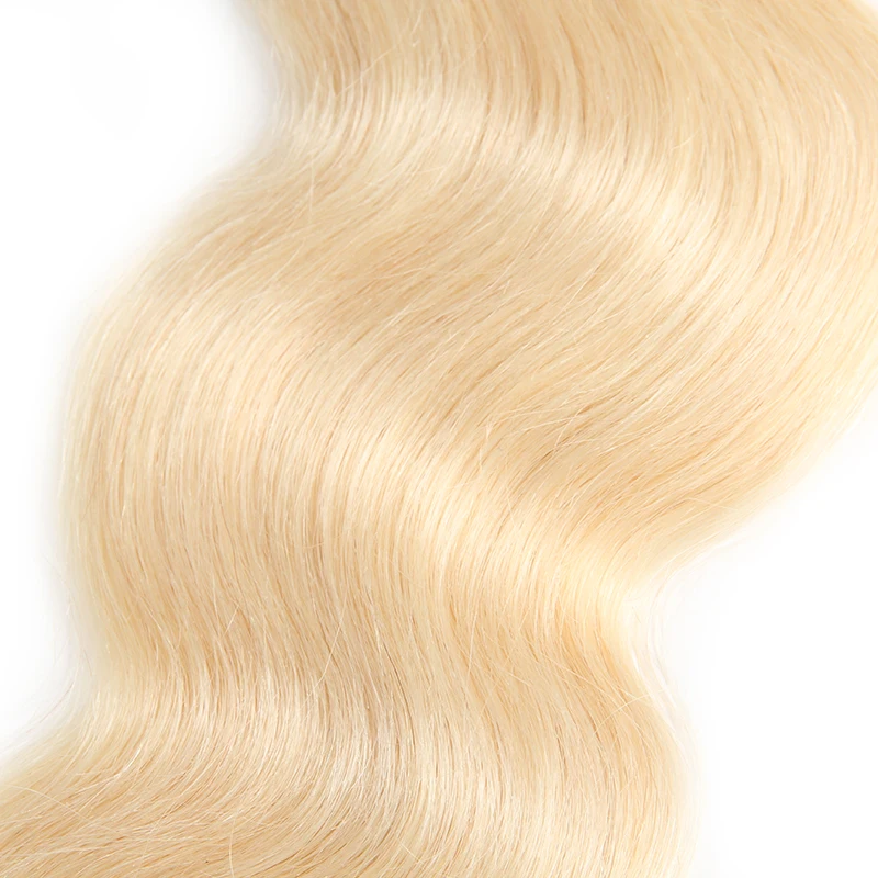 613 Honey Blonde Color Hair Extension Brazilian Hair Weave Bundle 12-30 Inch Body Wave Remy Human Hair Can Buy 1 3 4 Bundle Deal