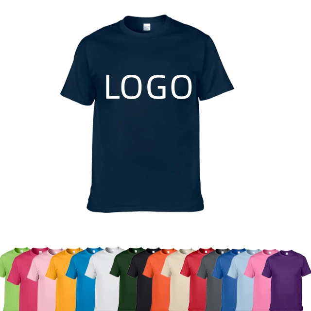 Wholesale Sublimation Cotton Tshirts Candy Color T Shirts Plain Custom Printing Oversized White Blank T-Shirt