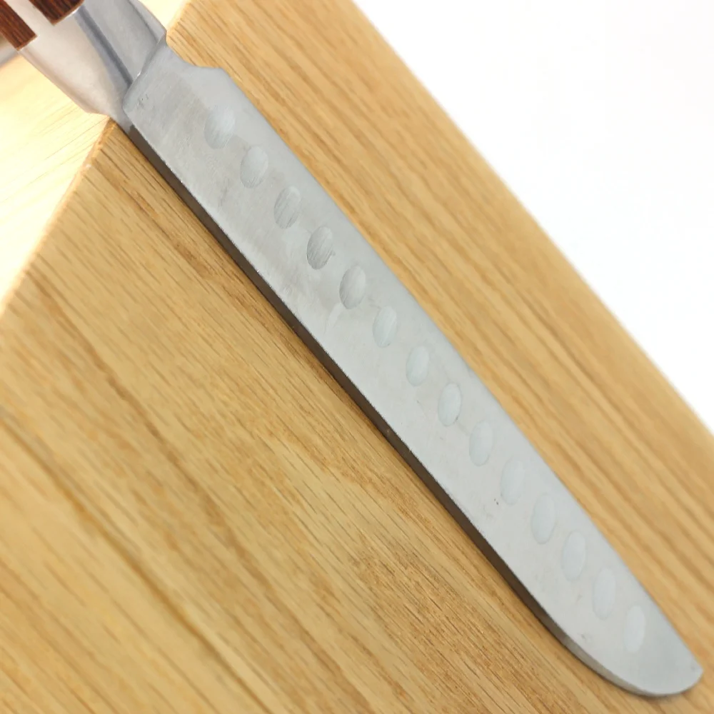 360 Degree Rotatable Oak Magnetic Knife Holder For Kitchen Counter