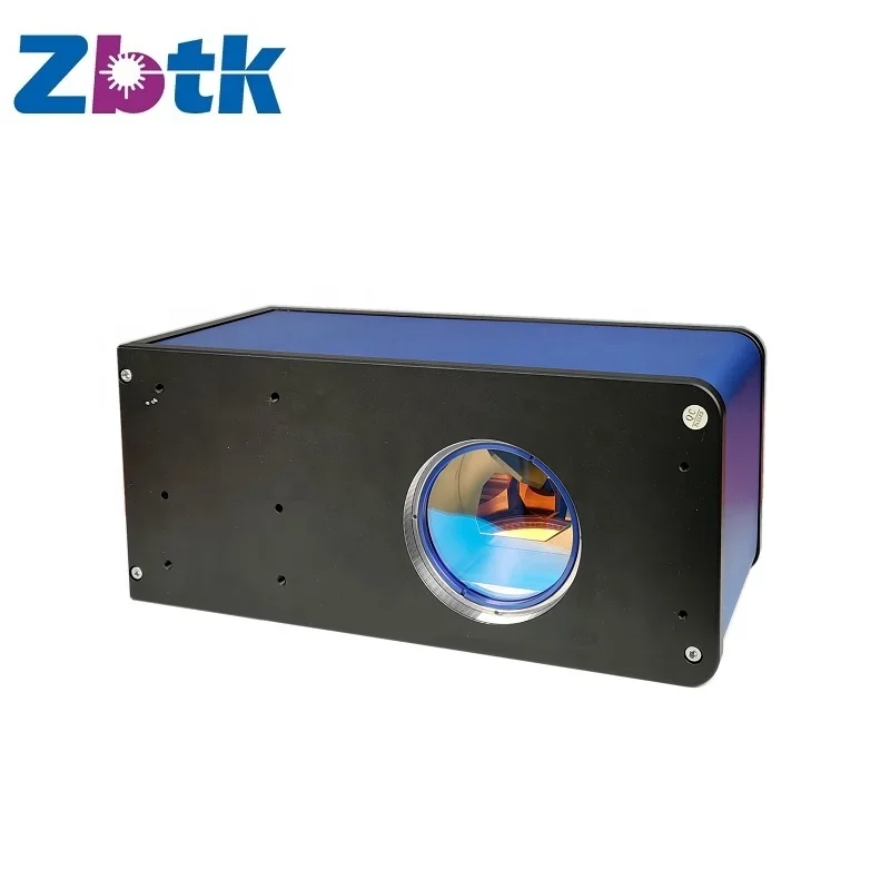 ZBTK portable CO2 glass laser tube 3d dynamic marking galvo head for large format
