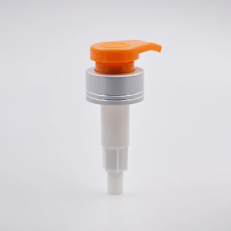 Free sample Customized 38410 big discharge rate screw lotion pump For Bottles 4CC Outer Spring dispenser pump