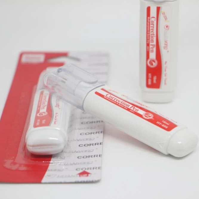 Китай оптовая продажа коррекция жидкости безопасная Нетоксичная белая прочная коррекционная жидкость