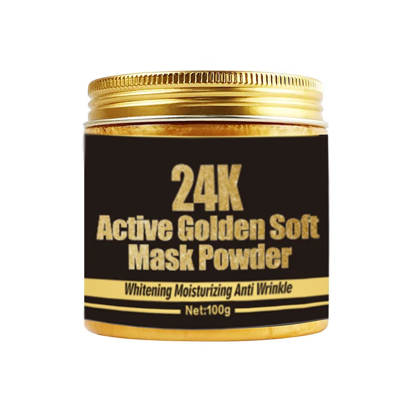 Crazylife 24 K Gold Powder Anti-wrinkle hydrating moisturizing firming skin face mask  100 g OEM