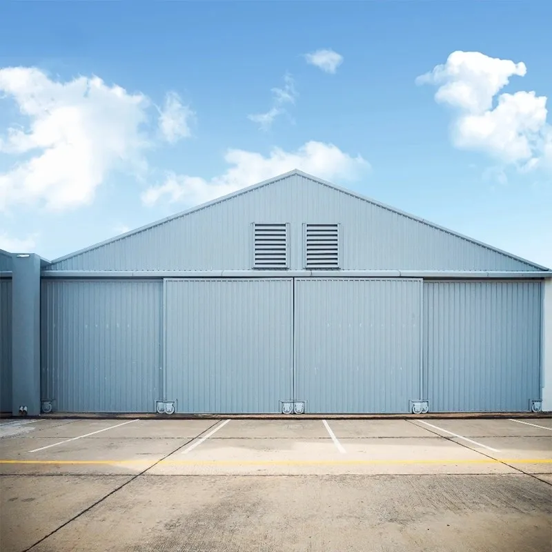 Portable Steel Structure shed storage buildings  space frame steel Structure aircraft airplane Hangar