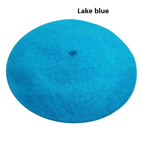 Шерстяной берет для девочек, шапки-бини разных цветов, женский модный берет художника, шерстяной уличный осенний теплый Французский Берет, дамские береты для девочек