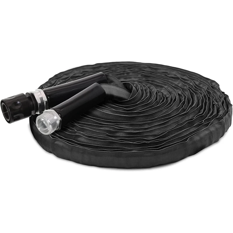 High pressure Ultra Flexible Durable Kink-Free 6inch PVC flat water delivery Non-Expanding Fiberjacket garden hose/pipe