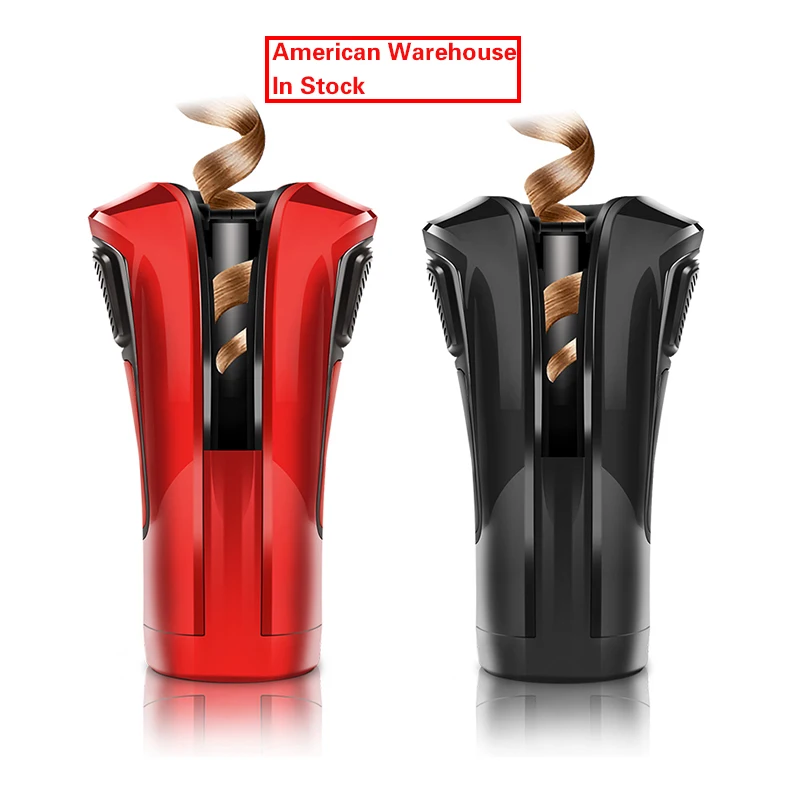 Mkboo hair roller curler machine handheld heatless 20W 3 curling directions Stock in USA LCD hair curler automatic