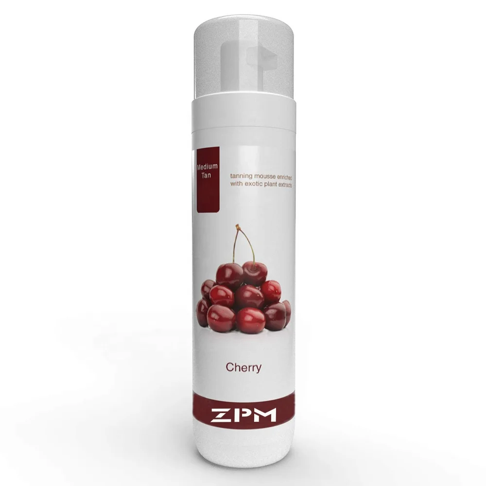 ZPM OEM/ODM Private Label Natural Organic Self Tanner Fake Tan Bronzing Mousse Cherry Sunless Tanning Mousse